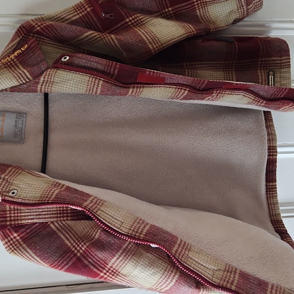 Boys 8 Thick Outerwear Flannel Fleece-Lined Zip-Up Jacket - Picture 8 of 12